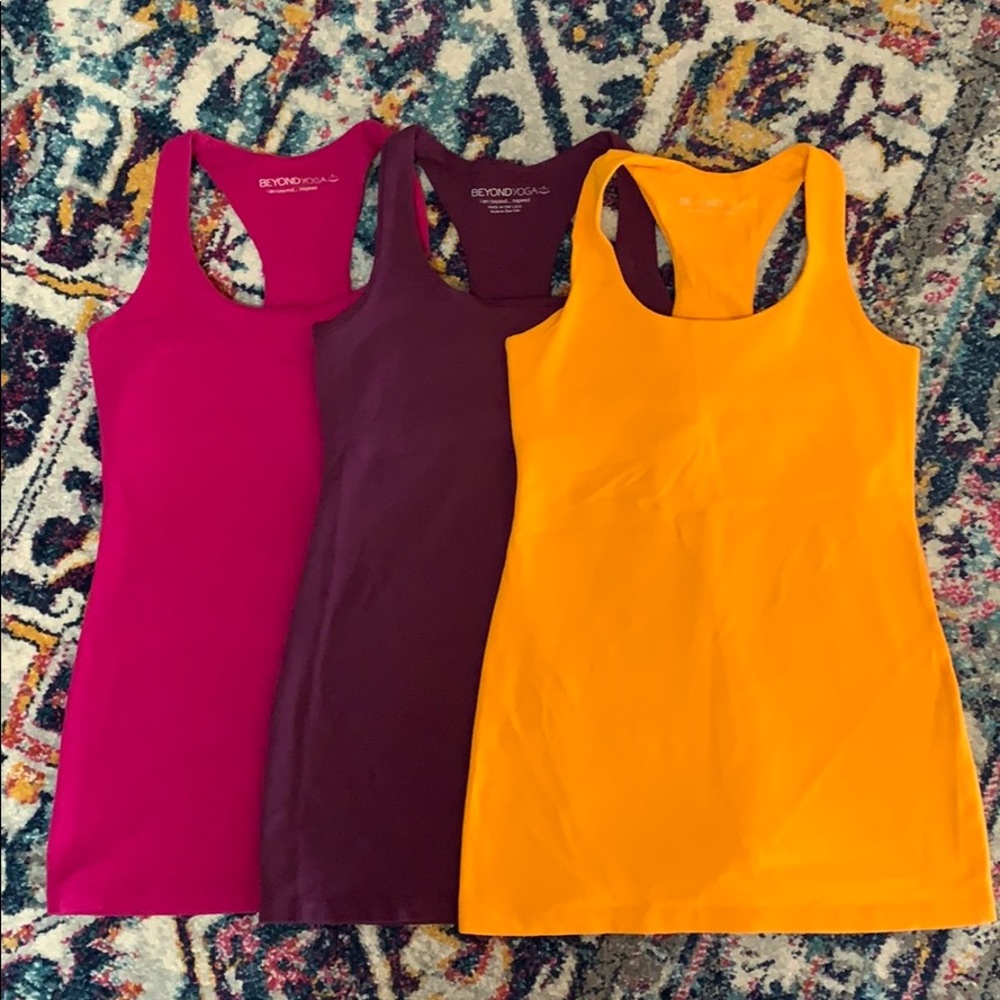 Beyond Yoga Racerback Tank Set of 3